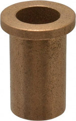 Boston Gear - 5/8" Inside x 13/16" Outside Diam, Oil Impregnated Bronze Sleeve Bearing - 1-1/16" Flange Outside Diam, 5/32" Flange Thickness, 1-1/2" OAL - Benchmark Tooling