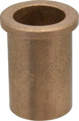 Boston Gear - 1" Inside x 1-1/4" Outside Diam, Oil Impregnated Bronze Sleeve Bearing - 1-1/2" Flange Outside Diam, 3/16" Flange Thickness, 2" OAL - Benchmark Tooling