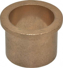 Boston Gear - 1-1/2" Inside x 1-3/4" Outside Diam, Oil Impregnated Bronze Sleeve Bearing - 2-1/16" Flange Outside Diam, 3/16" Flange Thickness, 1-1/2" OAL - Benchmark Tooling