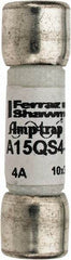 Ferraz Shawmut - 150 VAC/VDC, 4 Amp, Fast-Acting Semiconductor/High Speed Fuse - Clip Mount, 1-1/2" OAL, 100 at AC, 50 at DC kA Rating, 13/32" Diam - Benchmark Tooling