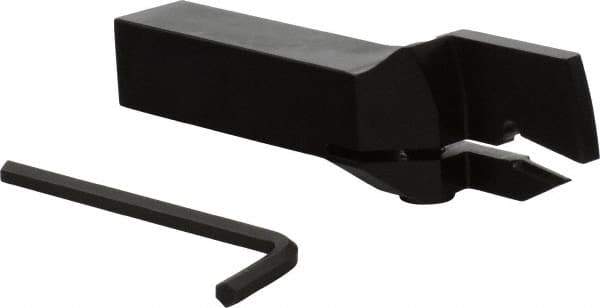 Seco - CFM, External, Left Hand, 1.62" Max Depth of Cut, 8mm Min Groove Width, Indexable Grooving Tool Holder - LC.. 3008.. Insert Compatibility, 1" Shank Height, 1" Shank Width, 6" OAL - Benchmark Tooling