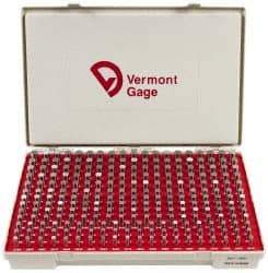 Vermont Gage - 250 Piece, 0.2515-0.5005 Inch Diameter Plug and Pin Gage Set - Minus 0.0002 Inch Tolerance, Class ZZ - Benchmark Tooling