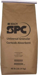 Brady SPC Sorbents - 40 Lb Bag Corncob Granular Sorbent - Universal Use - Benchmark Tooling