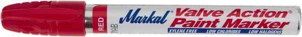 Markal - Red Permanent Marker - Felt Tip - Benchmark Tooling