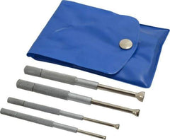 Value Collection - 1/8 to 1/2 Inch Measurement, Small Hole Gage Set - Half Ball, Includes Case - Benchmark Tooling