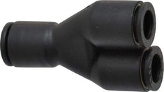 Legris - 5/16" Outside Diam, Nylon Push-to-Connect Union Y - 290 Max psi - Benchmark Tooling
