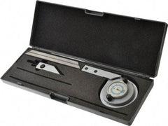 Value Collection - 6 Inch Long Blade, 360° Max Measurement, Bevel Protractor - Accuracy up to 5 Min, 5 Min Dial Graduation - Benchmark Tooling