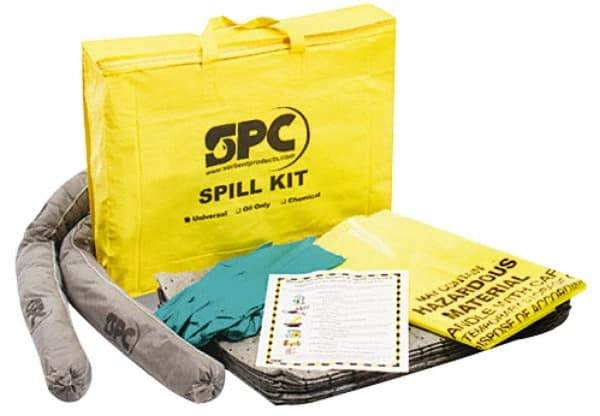 Brady SPC Sorbents - 5 Gal Capacity Oil Only Spill Kit - Pad Dispenser - Benchmark Tooling