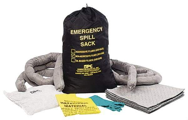 Brady SPC Sorbents - 10 Gal Capacity Oil Only Spill Kit - Sack - Benchmark Tooling