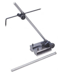 Value Collection - 2 Spindle, 9 and 12 Inch Spindle Length, Surface Gage - 3-1/8 Inch Long x 2-1/2 Inch Wide Base, 1 Inch Overall Height - Benchmark Tooling