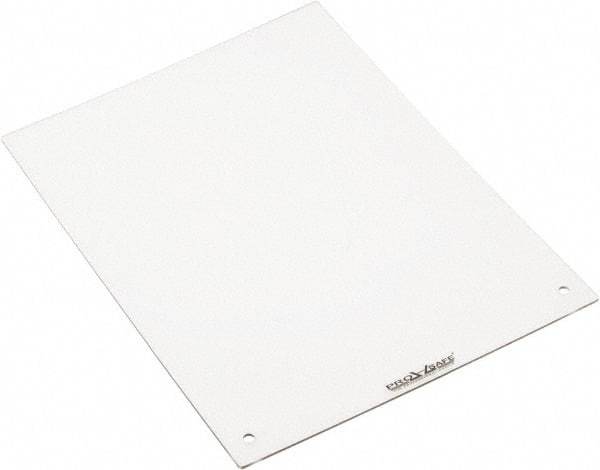 PRO-SAFE - Polycarbonate Flat Shield - 12" Wide x 16" Long x 1/8" Thick, Magnetic Base, For General Purpose Use - Benchmark Tooling