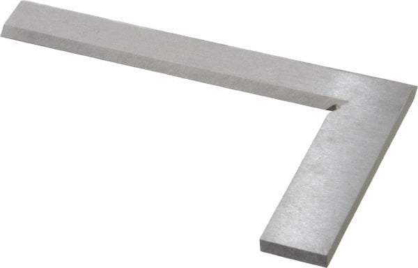 Value Collection - 5" Blade Length, 3" Base Length Steel Square - 0.0013" Accuracy, Beveled Edge - Benchmark Tooling