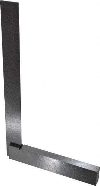 Value Collection - 12" Blade Length, 8-1/4" Base Length Steel Square - Benchmark Tooling