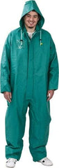 OnGuard - Size 2XL, Green, Chemical Coverall - 1 Pocket, Open Ankle, Open Wrist - Benchmark Tooling