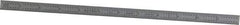 TESA Brown & Sharpe - 12" Long, 1/64, 1/32, 1/16, 1/8" Graduation, Flexible Steel Rule - 4R Graduation Style, 1/2" Wide, Silver, Satin Chrome Finish - Benchmark Tooling