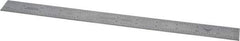 PEC Tools - 12" Long, 1/100, 1/64, 1/32, 1/10" Graduation, Rigid Steel Rule - 5R Graduation Style, 1" Wide, Silver, Satin Chrome Finish - Benchmark Tooling