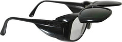 Uvex - Clear Lenses, Framed Welding Glasses - Scratch Resistant, Black Plastic Frame, Size Universal, Wrap Around - Benchmark Tooling