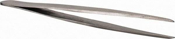 Value Collection - 4-1/2" OAL Stainless Steel Assembly Tweezers - Strong Sharp Points - Benchmark Tooling