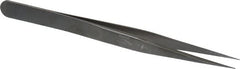 Erem - 4-1/2" OAL 1-SA Precision Tweezers - Fine Straight Point - Benchmark Tooling