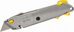 Stanley - Retractable Utility Knife - Aluminum Handle, 3 Blades Included - Benchmark Tooling