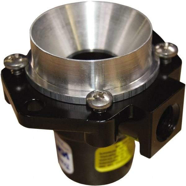 Vortec - 0.79" Inner Diam Aluminum Vaccuum Generator - 1-3/4" Intake Diam & 1-1/4" Discharge Diam - Benchmark Tooling