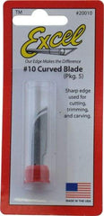 Excel - 5 Piece Steel Hobby Blade - 1-7/16" OAL - Benchmark Tooling