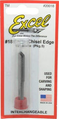 Excel - 5 Piece Steel Hobby Blade - 1-13/16" OAL - Benchmark Tooling