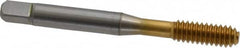 OSG - 1/4-20 UNC H5 Thread Limit Bottoming Thread Forming Tap - Cobalt, TiN Finish, 2-1/2" OAL, 1" Thread Length, Right Hand Thread, Series HY-PRO NRT - Benchmark Tooling