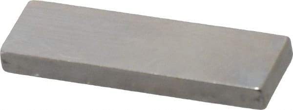 Mitutoyo - 0.12" Rectangular Steel Gage Block - Accuracy Grade AS-1, Includes Certificate of Inspection - Benchmark Tooling