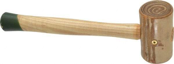 Garland - 1-1/4 Lb Head Weighted Rawhide Mallet - 12" Long Wood Handle - Benchmark Tooling