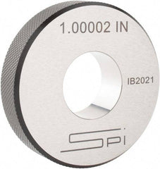 SPI - 1" Inside x 2-1/2" Outside Diameter, 0.63" Thick, Setting Ring - Accurate to 0.0001", Silver - Benchmark Tooling