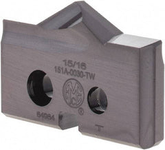 Allied Machine and Engineering - 15/16" Diam x 5/32" Thick, Seat Code 1, Spade Drill Insert - TiAlN Coated, Cobalt, Series T-A - Benchmark Tooling