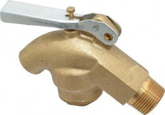 Value Collection - 3/4" NPT Brass Rigid Drum Faucet - Internal Arrester, Self Closing - Benchmark Tooling