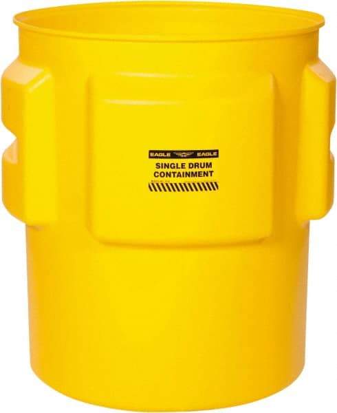 Eagle - 65 Gallon Capacity, No Top, Containment Unit - 55 Gallon Container, Polyethylene, 1000 Lb. Capacity, EPA 40 CFR 264.175 Listing - Benchmark Tooling