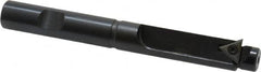 APT - 19/32 Inch Diameter, Solid Pilot, Straight 1/2 Inch Shank Diameter, 1 Insert, Indexable Counterbore - 4-3/8 Inch Overall Length, TPGH 215 Insert - Benchmark Tooling