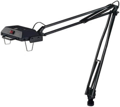 Electrix - 45 Inch, Articulated, Clamp on, Halogen, Black, General Purpose Task Light - 100 Watt, Nonmagnifying - Benchmark Tooling