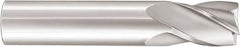 SGS - 3/4", 1" LOC, 3/4" Shank Diam, 3" OAL, 4 Flute, Solid Carbide Square End Mill - Single End, TiN Finish, Spiral Flute, 30° Helix, Centercutting, Right Hand Cut, Right Hand Flute, Series 16 - Benchmark Tooling