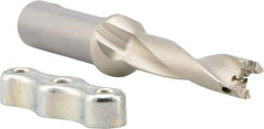 Iscar - 0.472 to 0.488" Diam, 5xD, 2.36" Max Depth, 5/8" Shank Diam, 4.89" OAL, Replaceable Tip Drill - IDI-SG, IDI-SK Insert, DCM Toolholder, Series ChamDrill - Benchmark Tooling
