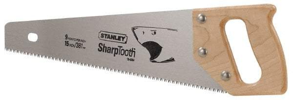 Stanley - 15" Blade Handsaw - Hardwood Handle - Benchmark Tooling