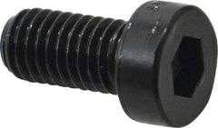 Holo-Krome - M8x1.25 Metric Coarse Hex Socket Drive, Low Socket Cap Screw - Grade 10.9 Alloy Steel, Black Oxide Finish, Fully Threaded, 16mm Length Under Head - Benchmark Tooling
