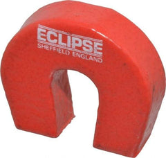 Eclipse - 19/64" Overall Width, 1-1/8" Deep, 1" High, 2-3/4 Lb Average Pull Force, Alnico Horseshoe Magnet - 550°C Operating Temprature, 1/4" Gap Width, 7/16" Pole Width, Grade 5 Alnico - Benchmark Tooling