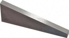 Value Collection - 15° Angle, 3 Inch Long, Angle Block - 55 RC Hardness - Benchmark Tooling