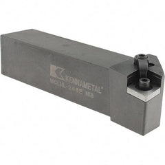 Kennametal - MCLN, Left Hand Cut, 5° Lead Angle, 1-1/2" Shank Height x 1-1/2" Shank Width, Negative Rake Indexable Turning Toolholder - 7" OAL, CN..64. Insert Compatibility, Series Kenloc - Benchmark Tooling