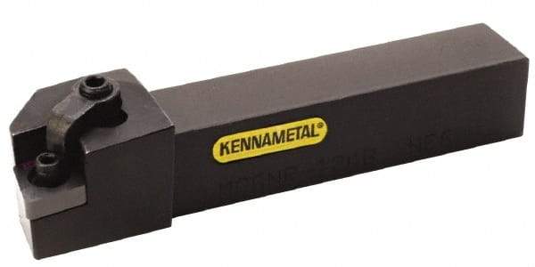 Kennametal - MCGN, Right Hand Cut, 0° Lead Angle, 1" Shank Height x 1" Shank Width, Negative Rake Indexable Turning Toolholder - 6" OAL, CN..43. Insert Compatibility, Series Kenloc - Benchmark Tooling