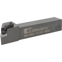 Kennametal - MDJN, Right Hand Cut, 3° Lead Angle, 3/4" Shank Height x 3/4" Shank Width, Negative Rake Indexable Turning Toolholder - 4-1/2" OAL, DN..33. Insert Compatibility, Series Kenloc - Benchmark Tooling