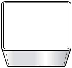 Kennametal - SPG422 T0420 Grade KY4400 Ceramic Turning Insert - TiN Finish, 90° Square, 1/2" Inscr Circle, 1/8" Thick, 1/32" Corner Radius - Benchmark Tooling