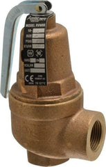 Conbraco - 3/4" Inlet, 3/4" Outlet, ASME Safety Relief Valve - 30 Max psi, 827,000 BTUs - Benchmark Tooling