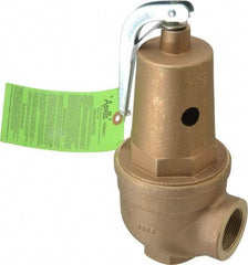 Conbraco - 1-1/2" Inlet, 1-1/2" Outlet, ASME Safety Relief Valve - 30 Max psi, 3,151,000 BTUs - Benchmark Tooling