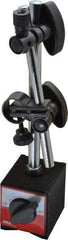 Value Collection - 130 Lb Magnetic Force, Fine Adjustment Indicator Positioner & Holder with Base - Post & Rod, Rectangular Base, 55mm Base Height, 63mm Base Length, 50mm Base Width - Benchmark Tooling