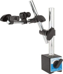 Value Collection - 55mm Long x 50mm Wide x 60mm High Magnetic Indicator Base with On/Off Switch - 60 Kg Magnetic Pull, 7-1/4" Rod Length, Post & Rod Arm (2 Rods) - Benchmark Tooling